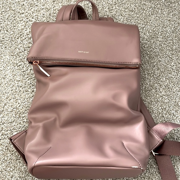 Matt & Nat Colton Vegan Mauve Backback - Picture 1 of 7